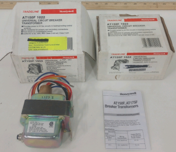 (2) Honeywell Tradeline Universal Circuit Breaker Transformers