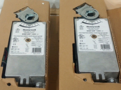 (2) Honeywell Two Position Direct Coupled Damper Actuator s