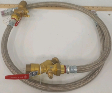 (2) Daikin 3' X 3/4" Braided Hose Kits For Heat Pumps