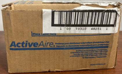 Active Aire Automated Freshener Dispenser Refill (12 Refills)