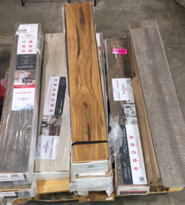 (12) Assorted Laminate Wood Panks.