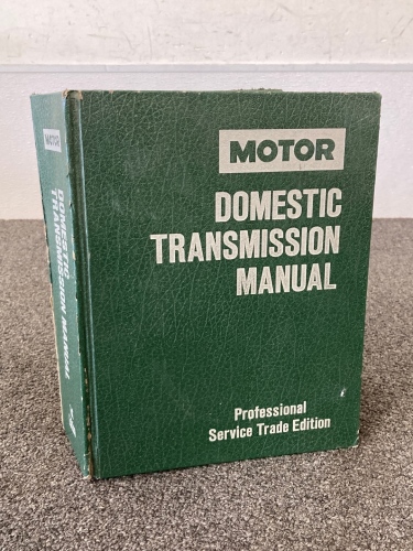 Motor Domestic Transmission Manual 1st Edition