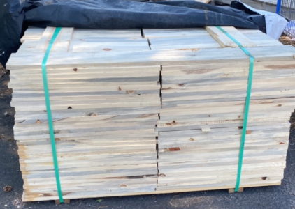 Bunk Of 1x6 WW S4S #3 Dry Lumber