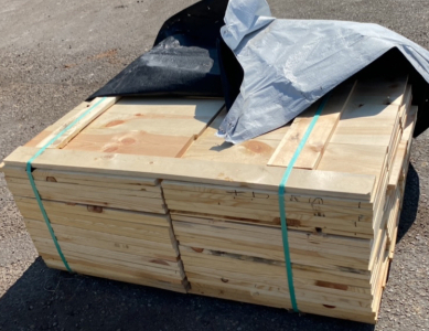 Bunk of 1x12 WW S4S #3 Dry Lumber