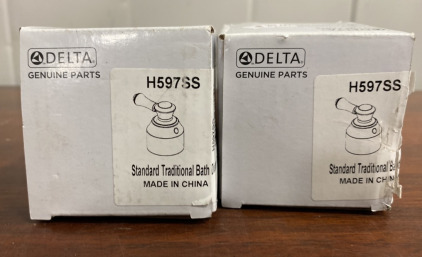 (2) Delta Standard Traditional Bath Diverter