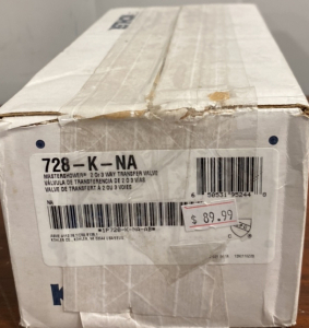 MasterHower 2 or 3 way Transfer Valve