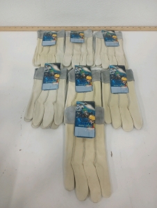 (7) Pairs Of New Liberty Glove And Safety Leather Work Gloves