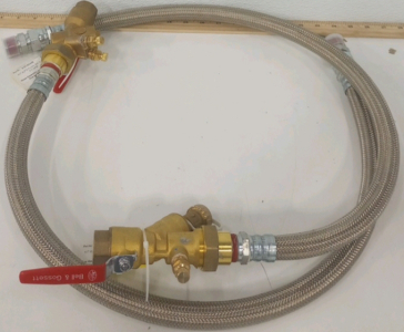 (2) Daikin 3' X 3/4" Braided Hose Kits For Heat Pumps