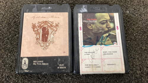 (2) 8 Track Cassettes