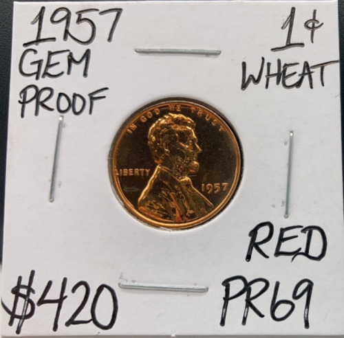 1957 PR69 Gem Proof Wheat Penny