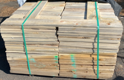 Bunk of 1x6 WW S4S #3 DRY Lumber