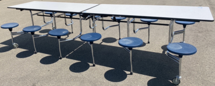 Stylish and Spacious Cafeteria Tables — for Up to 12 Larger Students Sico Brand T-65 144”x13”