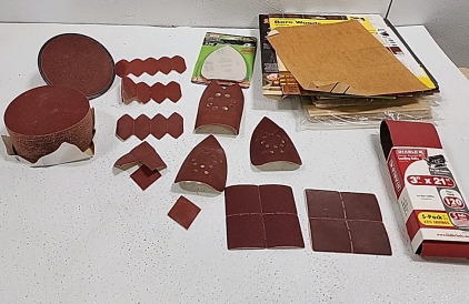 Assortment of Sanding Sheets