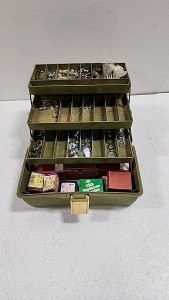 Tackle Box of Assorted Washer, Screws, and Fasteners