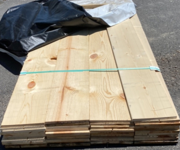 Bunk Of 1x12 WW S4S #4 KDHT Lumber