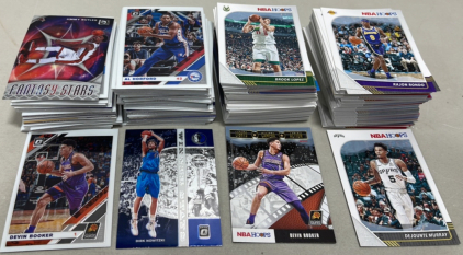 Collection Of 2019-2020 Dondruss Panini Optic NBA Cards, Collection Of 2019-2020 Panini NBA Hoops Cards