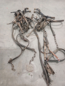 (2) Sets Of Stagecoach Horse Harnesses