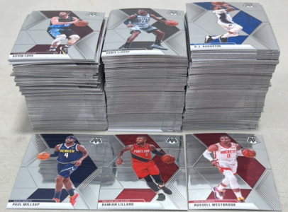 Large Collection Of 2019-2020 Panini Mosaic NBA Cards