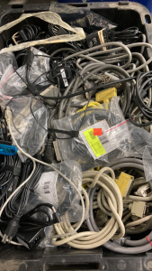 Bin Of (100)+ Cords