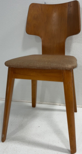 Wood Chair With Upholstered Seat