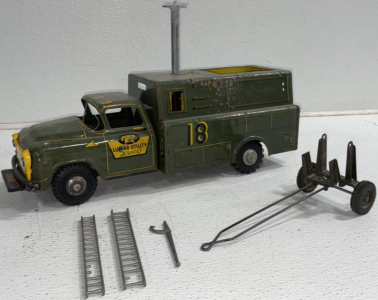 Vintage Marx Lumar Utility Service #18 Telephone Repair Truck