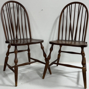 (2) Wood Chairs