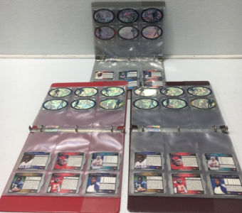 (3) Binders Of 1996 Upper Deck SPX Football Cards