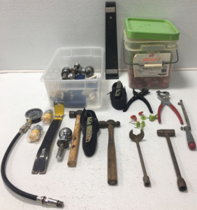 Tub Of Grip-Caps, Assorted Tools