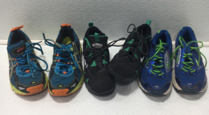 (3) Pairs Of Youth Sneakers