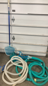 Pool Vacuum w/ Hoses, Pool Skimmer