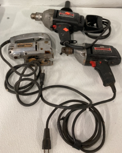 Craftsmen Corded Drill-Craftsmen&rsquo;s Drill-Black & Decker Saw