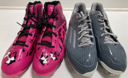 Men&rsquo;s Football Cleats Size 15: (1) Underarmor, (1) Adidas