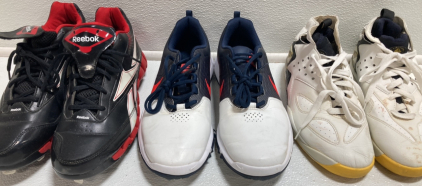 (1) Reebok Men&rsquo;s 11.5 Football Cleats, Nike Men&rsquo;s 10.5 Sneakers, Nike Air Men&rsquo;s 9.5 Sneakers