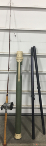 (2) Ore Holders, Fishing Pole, Fishing Pole Case