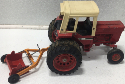 Vintage Tractor And Trailer Toy