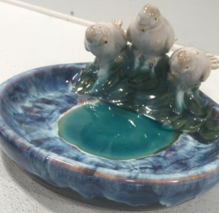 Porcelain Bird Bath