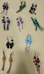(10) Handmade Bead Earrings