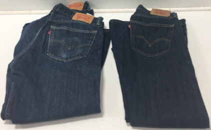(2) Pairs Of Levi&rsquo;s 505 Jeans, (1) Pair Of Levi&rsquo;s 527 Jeans