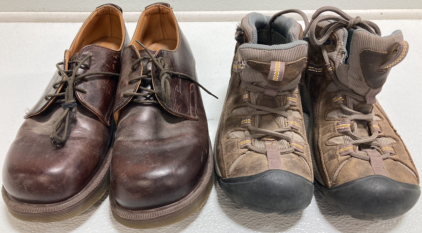 (2) Women&rsquo;s Shoes Size 7: Dr. Martens Shoes, Keen Hiking Boots