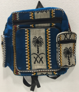 Blue And Palm Tree Backpack