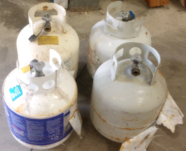(4) 15-LB Propane Tanks