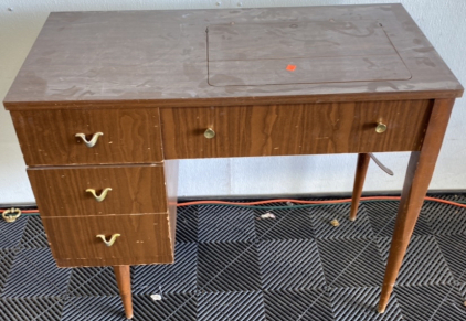 Small Vintage Sewing Machine Table