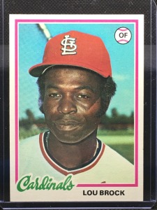 1978 Lou Brock - Mint Condition