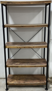Faux Wood 5-Tier Shelf