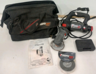 (1) Bosch Rotozip Electric Multi Tool With Accessories And Carry Bag