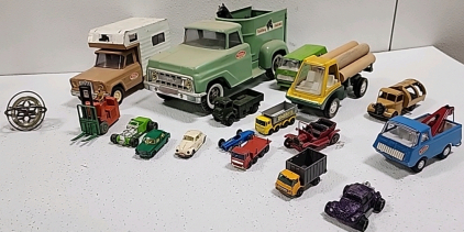 Collection of Tonka Toys and Matchbox Cars