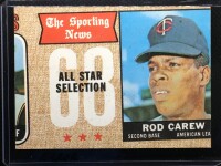 1968 Rod Carew - Rare Miscut