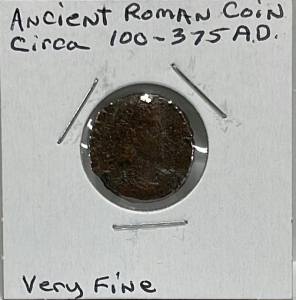 (1) Ancient Roman Coin Circa 100-375 AD