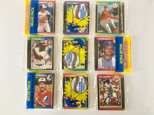 1989 Sealed Wax Packs - With Stars