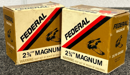 (50) Rounds of Federal 16 Ga. 2 3/4” Magnum ShotShells